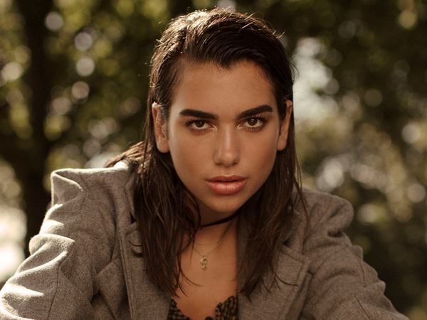 Dua Lipa looks cool